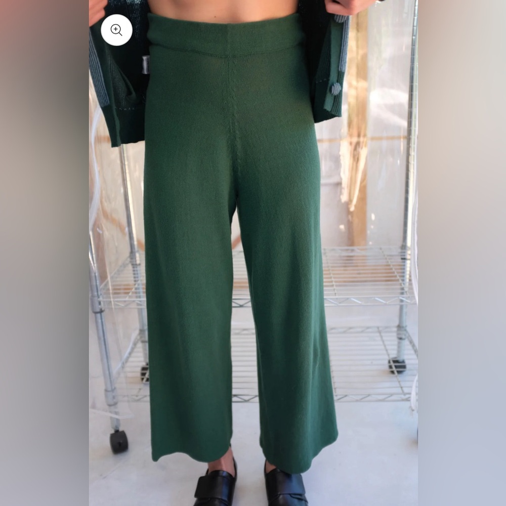 Beklina Culotte Knit Trouser Cypress - s/m